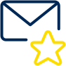 Envelope with star